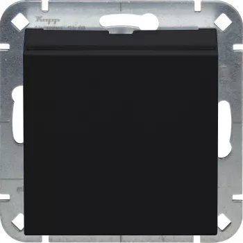 HEINRICH KOPP HK07 hotel key card switch, matt black, 230V/16A, flush-mounted 492350001