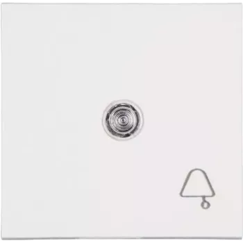 HEINRICH KOPP Blind Push-Button Switch Insert, White, 2-Pole, 10A, 250V, Flush-Mounted 490452004