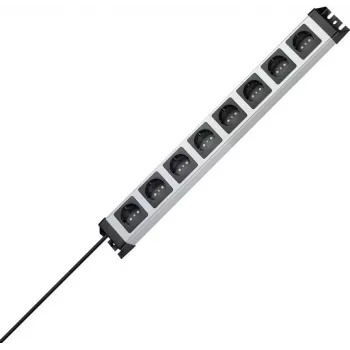 Kopp POWERversal 8-gang power strip with 1.4 m cable, white 226920014