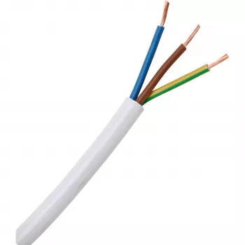 HEINRICH KOPP H03VV-F 3G0.75 mm² white flexible PVC cable 25 m 151625006
