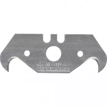 KWB spare trapezoid blades with hook, 49 x 19 x 0.5 mm, 6 pieces, carbon steel 024306
