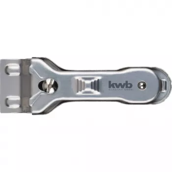 KWB 013810 Flat scraper with stainless steel blade and ergonomic 2-Component handle
