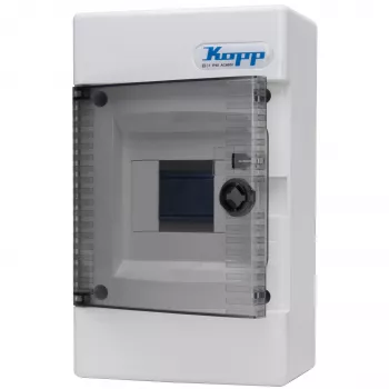 Kopp 350914040 distribution board, 1 row, 8 modules