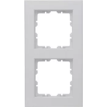 Kopp HK07 2-Gang Cover Frame, Matt Grey 402634007