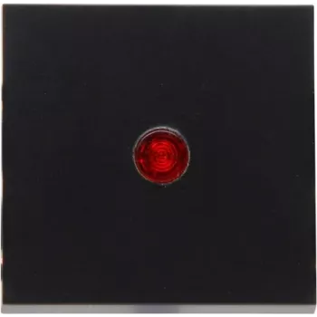 HEINRICH KOPP HK07 flat rocker with red lens, matt black 490063000