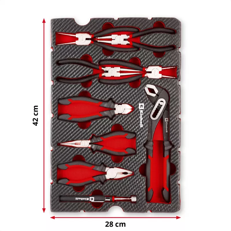 Einhell Tool Insert Pliers Set 9 Pieces for E-Case S-F (370522)