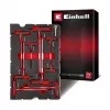 Einhell 370526 9-Piece Case Insert Set for E-Case, Red/Black