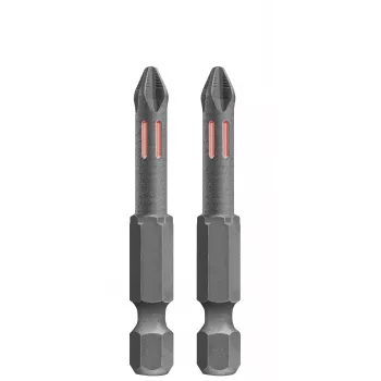 KWB 122053 Phillips PH3 Hex Screwdriver Bits, 25 mm, Pack of 2