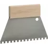 kwb 032818 Notched Trowel B11 Stainless Steel 280mm Wood Handle