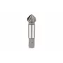 KWB 704840 HSS Countersink 16 mm, 90°, 3 Cutters, Cylindrical Shank