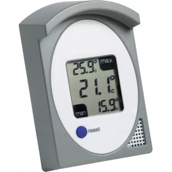 TFA DOSTMANN 30.1017.10 Digital Indoor Thermometer with Comfort Level Display, White