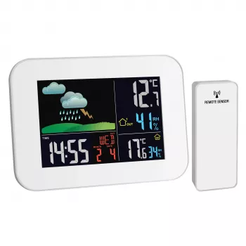 TFA Dostmann PRIMAVERA Radio-Controlled Weather Station White (35.1136.02)