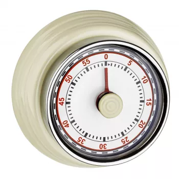 TFA Dostmann 38.1037.09 Mechanical Kitchen Timer, 60 Minutes, Beige
