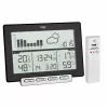 TFA Meteo Sens 35.1139.01 Radio-Controlled Weather Station with 12-24 Hour Forecast, Moon Phase and Outdoor Sensor