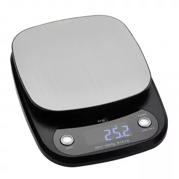 TFA Dostmann APPLE PIE Digital Kitchen Scale, 5 kg Capacity, 1 g Division, Anthracite 50.2005.10