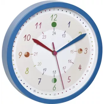 TFA Dostmann 60.3058.06.90 Quartz Wall Clock 308 mm Blue