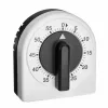 TFA Dostmann Analogue Kitchen Timer Egg Timer White-Black Analogue (38.1041)