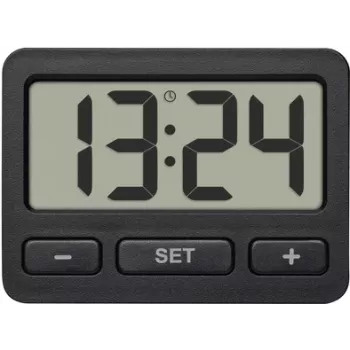 TFA Dostmann 60.2035.01 Quartz Table Clock Black