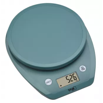 TFA Dostmann MOCHI Digital Kitchen Scale 5 kg Turquoise 50.2007.20