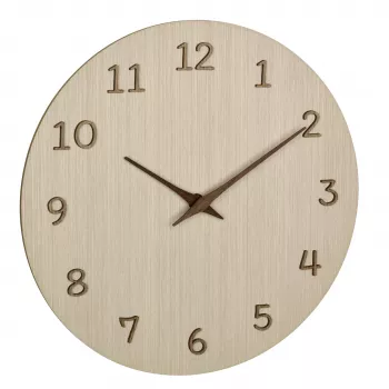 TFA Dostmann 60.3072.01 Quartz Wall Clock 298 mm Light Wood