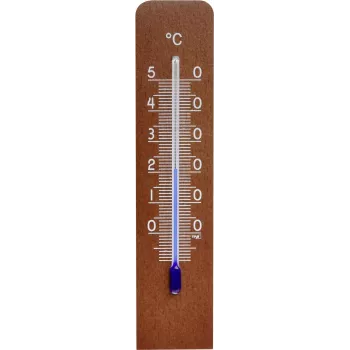 TFA Dostmann Analogue Indoor Thermometer Walnut (12.1057.03)