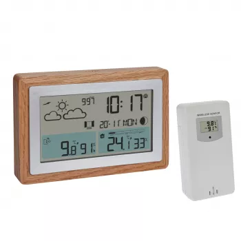 TFA Dostmann OAK Wireless Weather Station with Oak Frame and Outdoor Sensor 35.1167.54