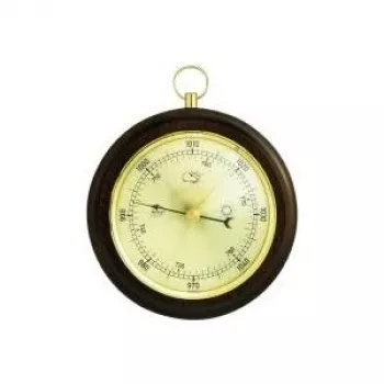 TFA Dostmann Analogue Wall Barometer 29.4001, Wooden Case, 960-1060 hPa