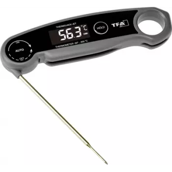 TFA 30.1069.10 Digital Kitchen Thermometer with Stainless Steel Probe, -50 to +300°C, Automatic Shut-Off
