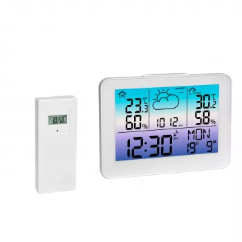 TFA METEO Sky Wireless Weather Station with 12-Hour Forecast, Moon Phase and Outdoor Sensor 35.1175.02