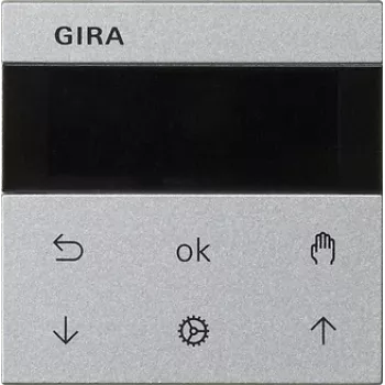 Gira System 3000 Blind and Timer Display, Pure White 536626