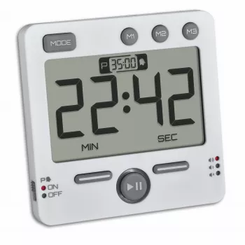 TFA Dostmann 99HOURS Digital Timer White 38.2049.02
