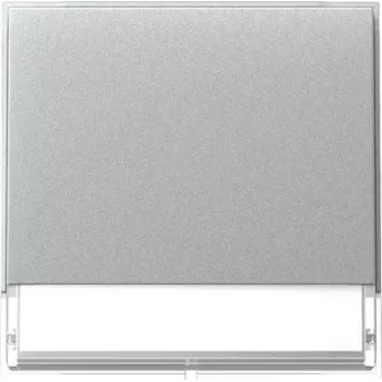 Gira TX_44 aluminium rocker for push button, flush-mounted installation 329965