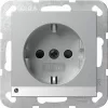 GIRA 417026 SCHUKO socket with LED orientation light, System 55