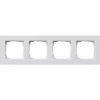 Gira cover frame 4-Gang pure white glossy 0214295