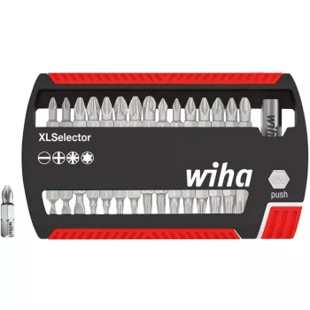 Wiha XSelector 31-Piece Bit Set with Slotted, Phillips, Pozidriv and TORX Bits 29417
