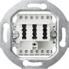 GIRA 003202 TAE Connection Box Insert, 2x6/6 NFF, Pure White