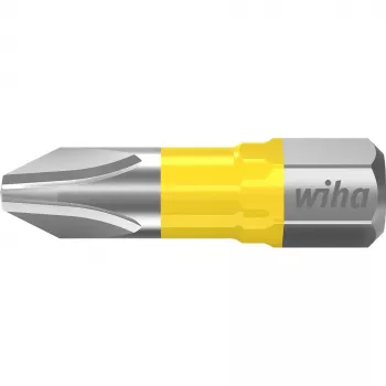 Wiha 42294 Phillips PH2 x 25 mm Power Bit, 1/4 inch Hex Shank, Molybdenum Vanadium Steel
