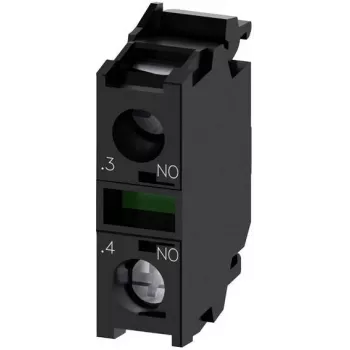 SIEMENS SIRIUS ACT 3SU1400-1AA10-1LA0 Contact Module, 1 NO, Screw Terminal, Base Mounting