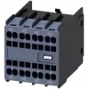 Siemens SIRIUS Auxiliary Contact Block 1NO+3NC, Front Mounting, Screw Terminals, 3RH2911-2HA13