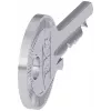 Siemens SIRIUS ACT Key for Key Switch, Lock Number S1, Metal, Silver 3SU19500FD800AA0