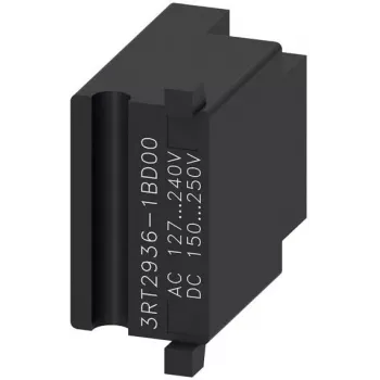 Siemens SIRIUS 3RT2936-1BD00 Varistor Surge Protection for 3RT2 Contactors, 127-240 V AC / 150-250 V DC, Plug-in Front Mounting