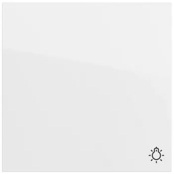 GIRA 328570 Rocker with Light Symbol, Pure White