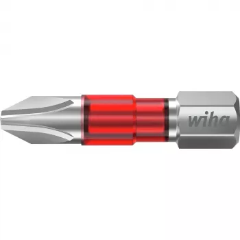 Wiha 7011TY Phillips PH2 x 29 mm Screwdriver Bits, 25-Pack, 1/4 inch Hex 42539