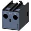 Siemens SIRIUS auxiliary switch block 1 NO front mounting for 3RT2 contactors and 3RH2 relays, screw terminals, 690V insulation, 3RH2911-1AA10
