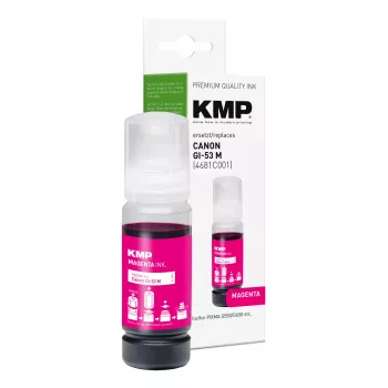 KMP refill ink bottle magenta 60 ml for Canon GI-53M (4681C001) 1583,0006