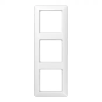 Jung AS 500 3-Gang Cover Frame, Alpine White SPAS583WW
