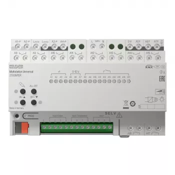 JUNG 2590M1SR KNX Multistation Universal, DIN Rail, 8 HP