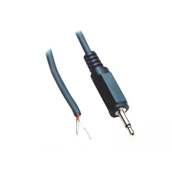 BKL Electronic 1101047 2.5 mm mono jack plug connector, 2-Pole, solder connection