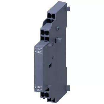 Siemens Auxiliary Switch 2 NO, Side Mounting for 3RV2 Circuit Breakers S00/S0 - 3RV29012B