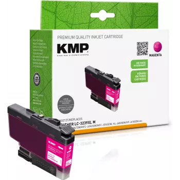 KMP Magenta Ink Cartridge Compatible with Brother LC-3239XLM (1543,4006)